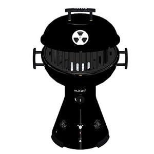miGrill Tabletop Gas Grill with Speakers - Onyx Black