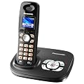Panasonic KXTG8021 Colour DECT Single Digital Cordless Telephone with Answer Machine - Black
