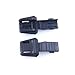 50pcs Zipper Pull Cord Lock Cord Ends Paracord Clips Plastic Buckle for Paracord Cord,Shoes,Molle Backpack Accessories