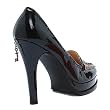 Penthouse Women's PH451-STEVIE, 4.5" Patent Loafer with 3/4" Platform