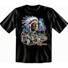 geil bedrucktes Biker & Motorrad T-Shirt " Follow the Spirit 2 ! "