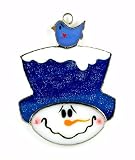 SWITCHABLES STAINED GLASS NIGHT LIGHT COVER - SNOWMAN & BIRD - 102