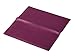 Dwellbee Leather Checkbook Cover with Register Holder and Carbon Copy Divider (Cowhide Leather, Purple)
