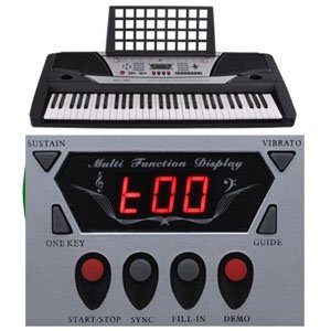 Portable High Quality Music Melody Euphony Electronic Keyboard 61 Keys Piano Electone MK980 product image
