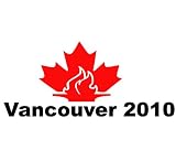 2010 Olympic Torch - Maple Leaf Decal Sticker