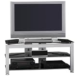 Chrome Widescreen TV Stand Universal Collection by Bush Office Furniture - VS74351-03