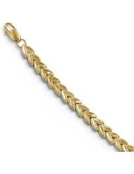 10k Yellow gold Leslies Diamond cut Bracelet
