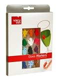 Vacu Vin Glass Markeres Christmas Crowd, Set of 12