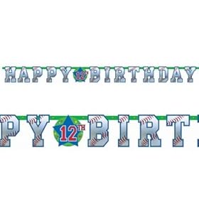  Baseball - Birthday Banner