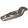 Jergens 37216 Gooseneck Forged Strap, #8 For 40671 Size Bolt