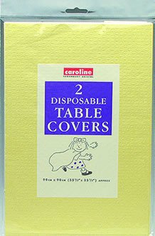 Childrens Toyshop  Toys : Catering Tableware | Paper Tablecover Yellow