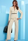 Seasonless Pinstripe Blazer