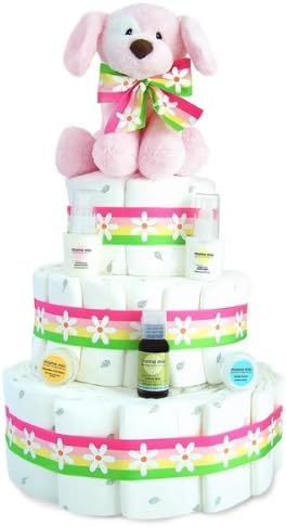 Mama & Me Baby Girl 3-tier Diaper Cake