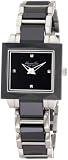 Kenneth Cole New York Women`s KC4742 Petite Chic Classic Square Case with Ceramic Bezel Watch