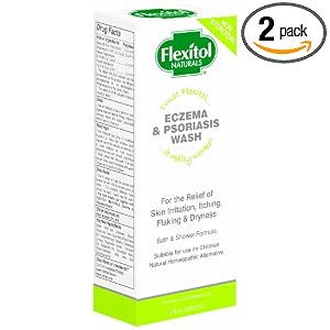 Flexitol Naturals Eczema and Psoriasis Wash, 7-Fluid Ounce Boxes (Pack of 2) by 