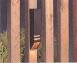 Louvered downlight (text arch bronze)