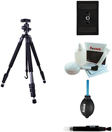 Dolica GX600B200 Proline GX Series 60-inch Aluminum Tripod Ball Head Combo for DSLR/SLR plus Accessory Bundle