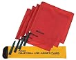 Mikasa Line Judge's Flags, Set of Four with Carrying Case