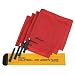 Mikasa Line Judge's Flags, Set of Four with Carrying Case