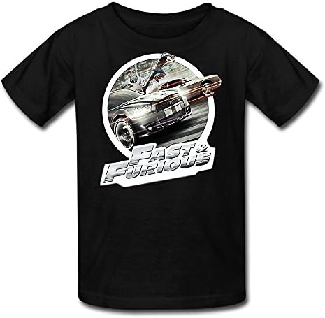 AMAG Fast &amp; Furious Car Children Boys And Girls Tshirt Black Size M
