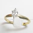 14K Yellow Gold Diamond Engagement/Promise Ring