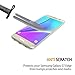 WEFOREVER 0.3mm 2.5D 3D Full Coverage Tempered Glass Screen Protector for Samsung Galaxy S7 Edge - Gold