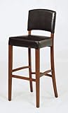 Sonora 26" Barstool Black Leather