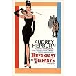 (24x36) Audrey Hepburn Breakfast at Tiffany's with Credits Movie Poster