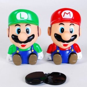 Super Mario Bros. Figure Coin Case Piggy Bank 2pcs