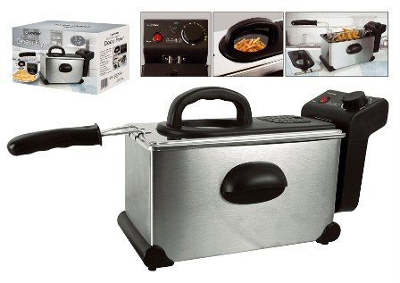 Stainless Steel Deep Fat Fryer 3.5Ltr Oblong 2300Watt