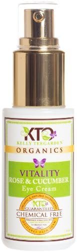 Kelly Teegarden Organics Vitality Rose and Cucumber Eye Cream, 1.18 OZ by Kelly Teegarden Organics
