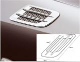 E-Tech Bd-34631K-1 Chrome Mercedes Type Car Air Vents