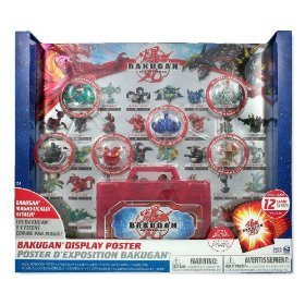 Bakugan 6 Battle Brawlers + Display Poster Super Deluxe Bundle with Battle Game and Red Carrying Case-image