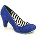 Irregular Choice Belle - 4 Uk - Blue - Suede