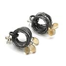 Oxidised Wrap Citrine Earrings By Disa Allsopp