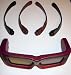 Samsung® Mitsubishi® Compatible BulletProof Fit All 3D Glasses (TWO)