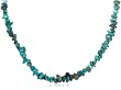 Turquoise Chip Necklace, 36"