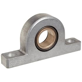 Spyraflo PB4-1000-B Aluminum Pillow-Block With 1" Inner Diameter SAE-840 Oil Impregnated Bronze Bearing