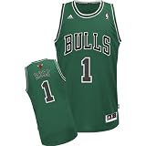Chicago Bulls Derrick Rose Youth Green St. Patrick's Day Adidas Swingman Revolution 30 Jersey (XL (18/20))