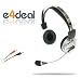 PC Headset and Microphone for Skype VOIP MSN by e4deal