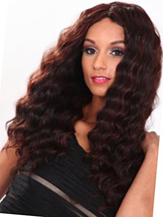 Brazilian Body Wave Look in Human Hair Blend - Michelle Ocean Wave - Loose Wave - 2 Packs + silicone spray (heat protectant/detangling spray)