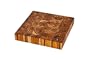 Proteak Square 12 by 12-Inch by 2-Inch Chopping Block, End Grain