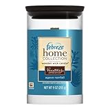 Febreze Home Collection Wooden Wick Candle Agave Rainfall, 9-Ounce