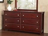 Modus Furniture Newport 6 Drawer Dresser Cordovan