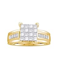 1.00CTW DIAMOND LADIES INVISIBLE RING