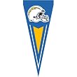 San Diego Chargers NFL Applique & Embroidered Yard Pennant (34"x14")