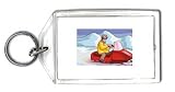 Produkt-Bild: Schl&uuml;sselhalter mit der Grafik: Berge, Menschen, Europa, Winter, Abenteurer, Eis, Finnland, kalt, "Schnee-Mobil"