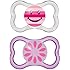MAM Air Silicone Pacifier, Pink, 2-Count