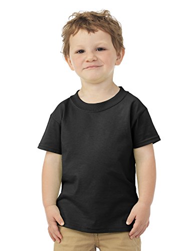 FL TODDLER 5.0 OZ 100% CTN TEE (BLACK) (4T)