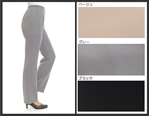 ギフトに 【 美しい 光沢 感　ダブル サテン ストレッチ パンツ 】　毛玉になりにくい（ 股下70 ㎝）タイセイ 376